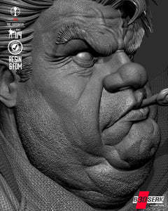 B3DSERK Sam Portrait Bust