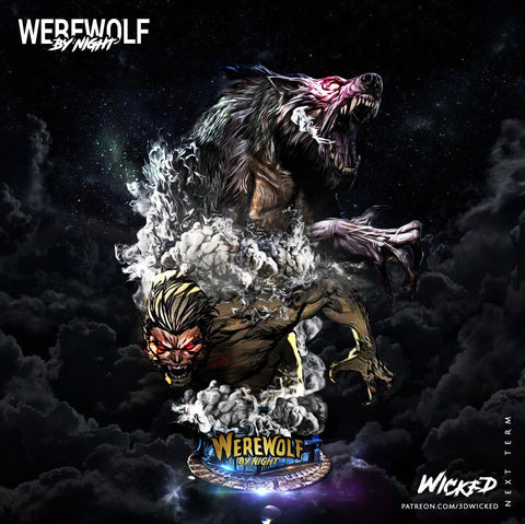 Busto Lobisomen - WICKED 3D Print - STL file - 3D Print STL File for Resin Printer