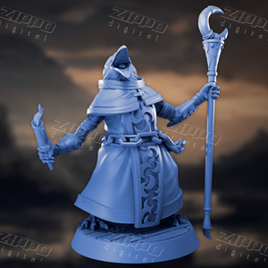 Broken Anvil Miniatures Panic at Moorefrost Manor - Cultists 3D Print - STL file