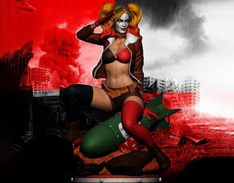Harley Quinn Bombshell 3D Print - STL file