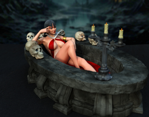 Vampirella 3D Print - STL file