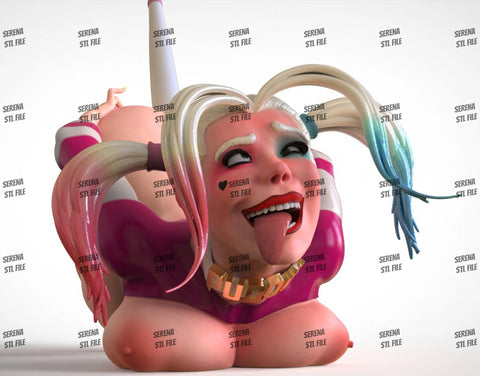 Harley Quinn pen holder 3D Prints STL File
