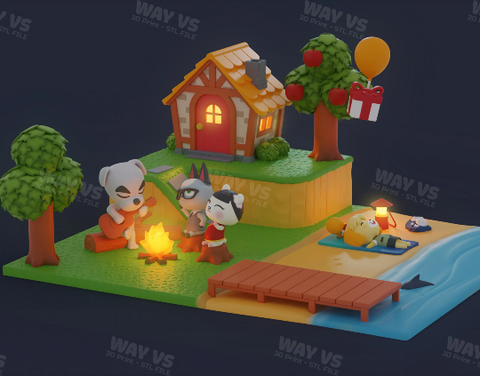 Anim Cross 3D Prints STL File