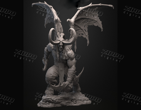 Illidan Stormrage 3D Print - STL file