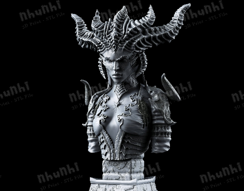 Lili Bust 3D Prints STL File