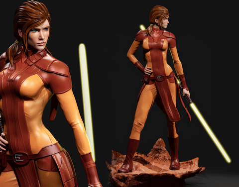 Bastila Shan 3D Print - STL file