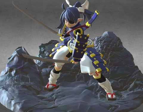 Akari San 3D Print - STL file