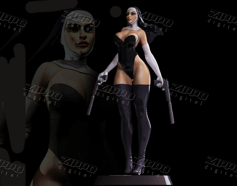 The killer Nun 3D Print - STL file