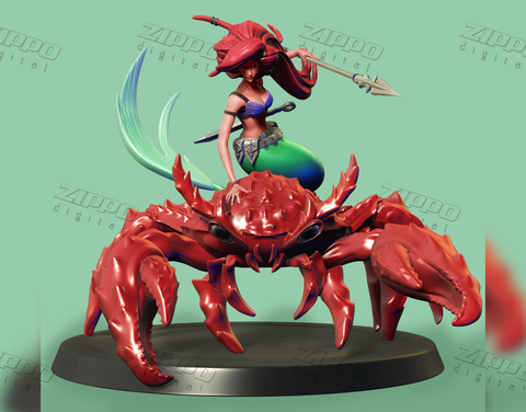 Aryel Warrior 3D Print - STL file