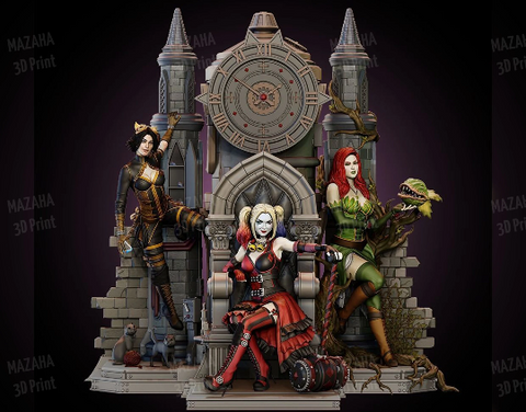 Steampunk gotham 3D Prints STL File