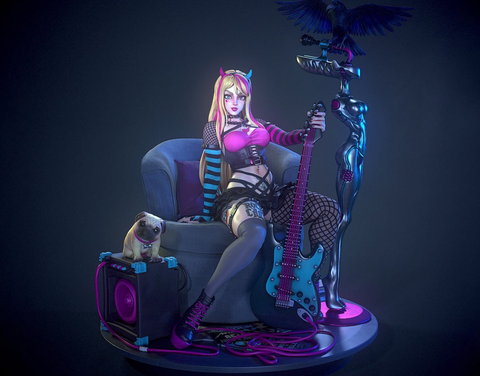 Joan The Muse 3D Print - STL file