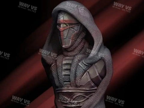 Darth Revan bust 3D Prints STL File