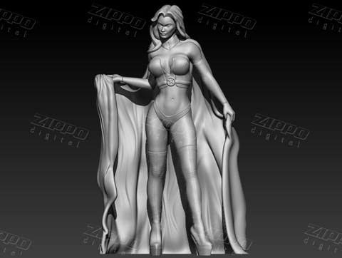 Emma Frost Hellfire Club 3D Print - STL file