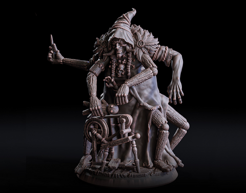 Nakmahr the Nightmare Weaver 3D Print - STL file