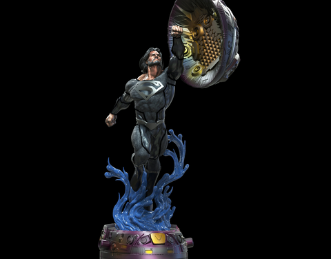 Superman Blacksuit BOC 3D Print - STL file