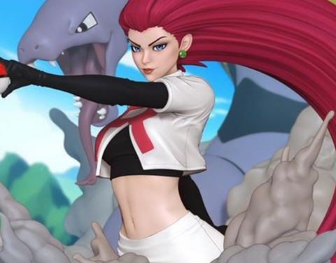 Jessie from Pokemon 3D Print - STL file