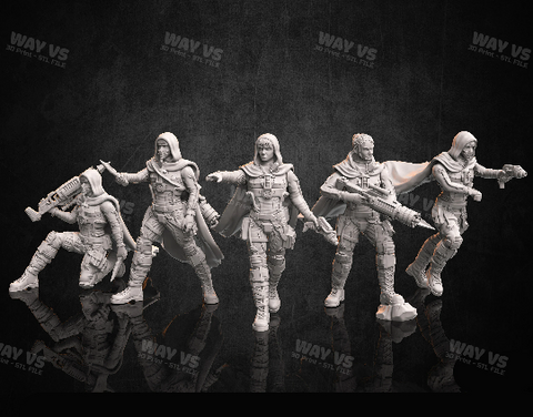 Sirocco Desert Warriors 3D Prints STL File