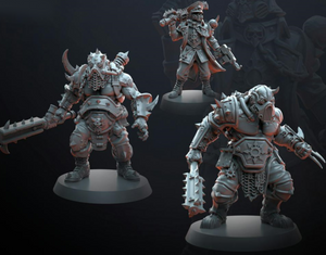 Blood Legion Officer and His Bodyguards 3D Print - STL file