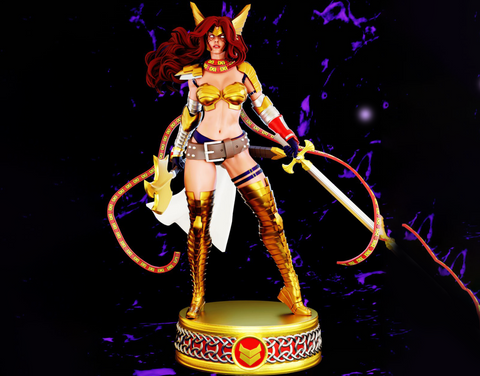Red Sonja and Angela marvel 3D Print - STL file