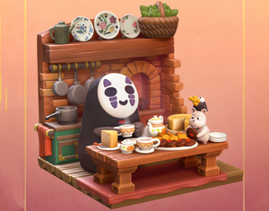 Chibi No Face from Spirited Away 3D Print - STL file