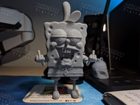 Haughty SpongeBob 3D Print - STL file