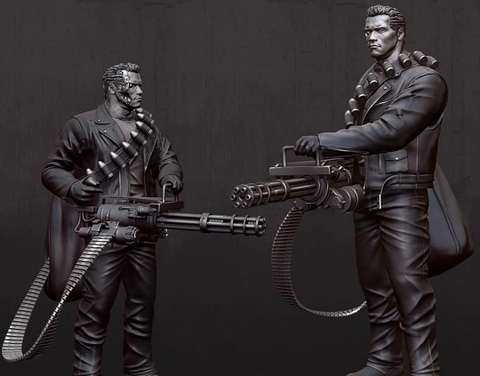 Terminator 2 Judgment Day - Arnold Schwarzenegger 3D Print - STL file