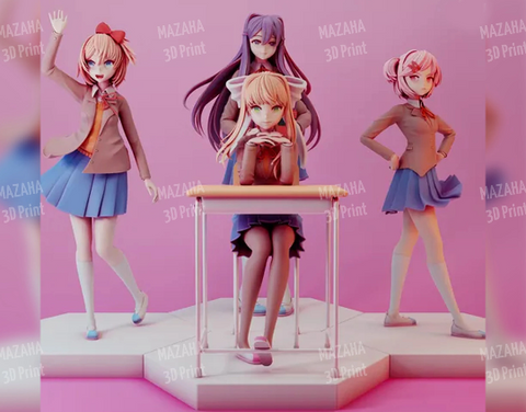 Doki Doki 3D Prints STL Fil