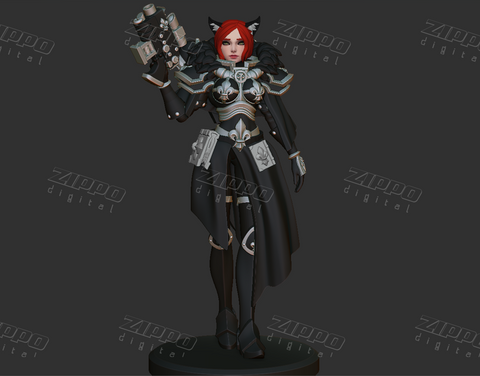 Witcher Space Nuns Anime Heads 3D Print - STL file