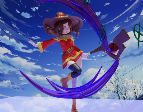 Megumin Konosuba 3D Print - STL file