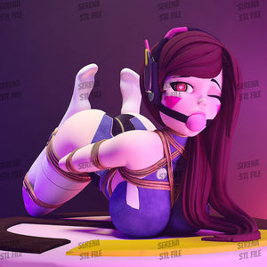 D.Va Bondage Naked 3D Prints STL File