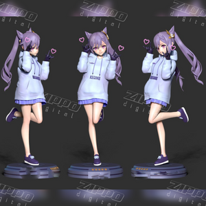 Keqing Genshin Impact Fanart 3D Print - STL file