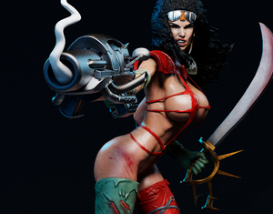 Julie Strain 3D Print - STL file