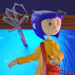 Coraline Lamp Diorama 3D Prints STL File