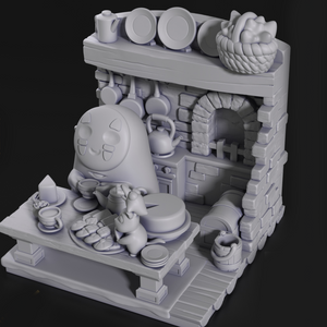 Chibi No Face from Spirited Away 3D Print - STL file