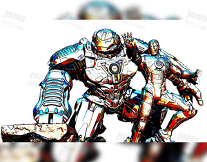 Hulkbuster and IronMan Print 3D Prints STL File