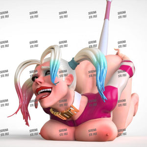 Harley Quinn pen holder 3D Prints STL File