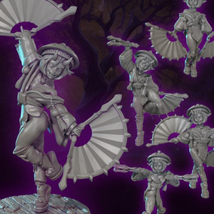 Fuji The Oni Fan Weilder 3D Print - STL file