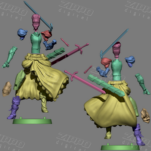 Cinderella Warrior 3D Print - STL file