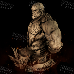 Darkseid Bust 3D Print - STL file