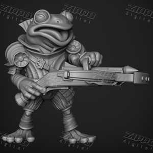 Goon Master Games 202205 Sacred Swamp Frog Arbalest 3D Print - STL file