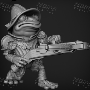Goon Master Games 202205 Sacred Swamp Frog Arbalest 3D Print - STL file
