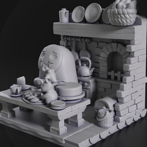 Chibi No Face from Spirited Away 3D Print - STL file