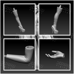 Emma Frost Hellfire Club 3D Print - STL file