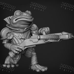 Goon Master Games 202205 Sacred Swamp Frog Arbalest 3D Print - STL file