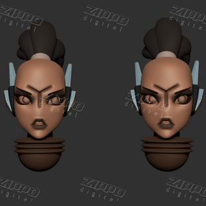 Greater Good Anime Heads 3D Print - STL file