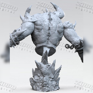 Heliotrope Hellscaper Bust 3D Print - STL file
