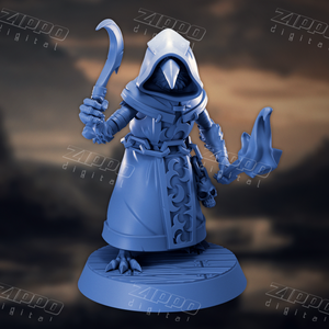 Broken Anvil Miniatures Panic at Moorefrost Manor - Cultists 3D Print - STL file