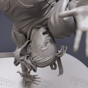 Chun-Li Spinning Bird Kick Fan Art 3D Print - STL file