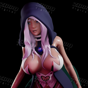 Female Mage 3D Print - STL file