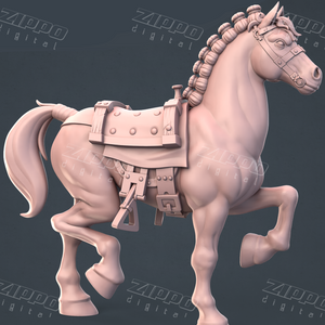 Horse Trainer Set 3D Print - STL file